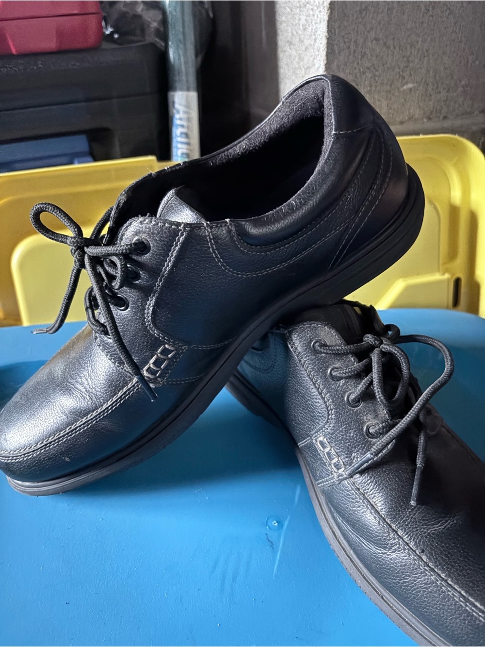 Nunn Bush Men's Black Lace-Up Oxford Shoes